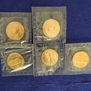 Presidents Kennedy, Clinton, Bush, Collectors Coins New Sealed